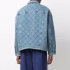 Oversized-Denim-Jacke mit Wattierung «Blau» 646923TDW154762