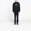 Oversized-Hoodie aus Interlock-BB-Stoff «Schwarz-Gelb» 578138TEV191361