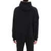 Oversized-Popover-Hoodie mit Schriftzug-Logo «Black White» 674986TMVB51070
