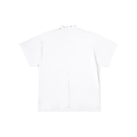 Oversized-T-Shirt mit Lochmuster «White» 761460TPVD49000