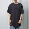 Oversized Washed Interlocked BB T-Shirt «Navy Black» 583214TFV658060