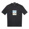 Paris By Day Tight Small Fit T-Shirt «Black Faded» 745019TOVC71055