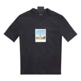 Paris By Day Tight Small Fit T-Shirt «Black Faded» 745019TOVC71055