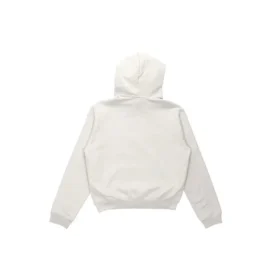 SS21 Fashion Week – geschrumpftes Kapuzen-Sweatshirt, grau 657683TKV852984