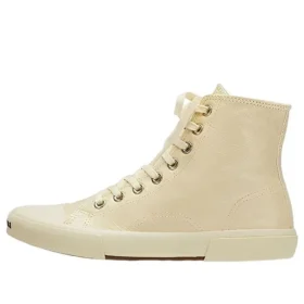 Paris High-Top-Sneaker «Beiges Leder und beiges Gummi» 688752W3RCA9090