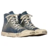 Paris High-Top-Sneaker «Blue Destroyed Denim and Rubber» 688756W3RCL4090