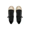 Paris High-Top-Sneaker «Schwarze, zerrissene Baumwolle und weisser Gummi mit Graffiti» 688752W3RR41099