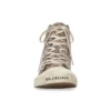 Paris High-Top-Sneaker «Tan BB Monogram Cotton and White Rubber» 688756W3RQ12298