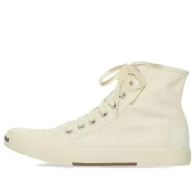 Paris High-Top-Sneaker «Weisse, aufgeraute Baumwolle und weisse Sohle» 688752W3RC49090