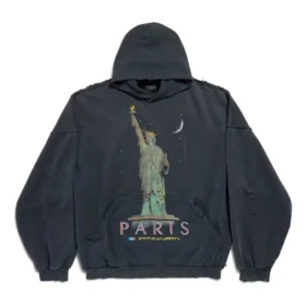 Paris Liberty Hoodie Oversize «Schwarz» 739024TQVS11083