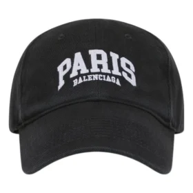 Paris-Logo-Baseballkappe «Black White» 680748410B20107