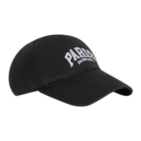 Paris-Logo-Baseballkappe «Black White» 680748410B20107