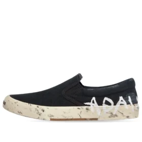 Paris Low-Top-Slip-On-Schuhe «Washed Black Cotton» 710297W3RR51099