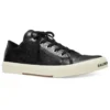 Paris Low-Top-Sneaker «Schwarze, zerrissene Baumwolle und weisses Gummi» 688754W3RCB1090