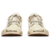 Paris Low-Top-Sneaker «Weisse, zerrissene Baumwolle und weisser Gummi mit Graffiti» 688757W3RR59010