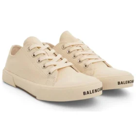 Paris Low-Top-Sneaker «White Cotton and White Rubber» 688757W3RCB9090