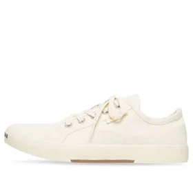 Paris Low-Top-Sneaker «White Destroyed Cotton and White Rubber» 688757W3RC59090