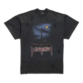 Paris Moon Double Front T-Shirt Oversized «Black» 791615TQVY22020