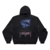 Paris Moon No Pocket Hoodie Oversized «Black Faded» 744462TOVE31055