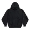 Paris Moon Oberbekleidung Oversize-Hoodie mit Reissverschluss «Schwarz» 744444TOVE51055