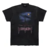 Paris Moon T-Shirt Oversize «Black Faded» 739028TOVE41055