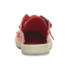 Paris Pantoletten «Red Destroyed Cotton and White Rubber» 693952W3RC36090