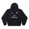 Paris Soccer Zip-up Hoodie, Medium Fit «Black White» 744457TPVS61070
