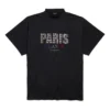 Paris Strass T-Shirt Oversized «Schwarz» 787349TRVL51000