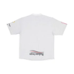 Paris Upside Down T-Shirt Oversized «White» 698811TMVC9900