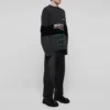 Political Campaign gerippter Panel-Pullover «Grey» 675293T32011281