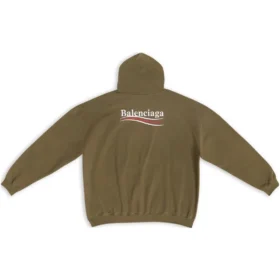 Political Campaign Hoodie in weiter Passform «Khaki» 620973TKVI92463