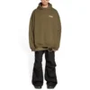 Political Campaign Hoodie in weiter Passform «Khaki» 620973TKVI92463
