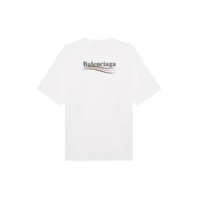 Political Campaign Kurzarm-T-Shirt Weiss 620941TIV529040