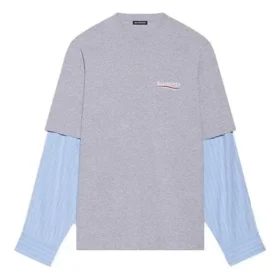 Political Campaign Layer T-Shirt «Grey» 671401TKVJ11379