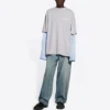 Political Campaign Layer T-Shirt «Grey» 671401TKVJ11379