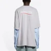 Political Campaign Layer T-Shirt «Grey» 671401TKVJ11379