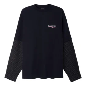 Political Campaign Layer T-Shirt Oversized «Black» 698631TKVJ19070