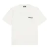 Political Campaign Rundhals-Shirt mit Stickerei in weiter Passform «Weiss» 641655TKVJ19084