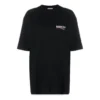 Political Campaign Shirt, grosse Grösse, kurzärmelig, schwarz 620941TIV521070