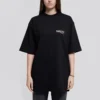 Political Campaign Shirt, grosse Grösse, kurzärmelig, schwarz 620941TIV521070