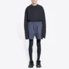 Political Campaign Sweat-Shorts «Dark Grey» 676137TKVI91366