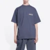Political Campaign T-Shirt, mittlere Passform «Dunkelgrau-Weiss» 620967TKVJ11366