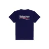 Political Campaign T-Shirt, mittlere Passform «Pacific Blue White» 620967TKVJ11195