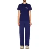 Political Campaign T-Shirt, mittlere Passform «Pacific Blue White» 620967TKVJ11195
