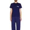 Political Campaign T-Shirt, mittlere Passform «Pacific Blue White» 620967TKVJ11195