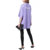 Political Campaign T-Shirt, weite Passform «Purple» 641675TKVJ13072