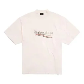 Politisches Stencil-T-Shirt «White Black» 764235TQVI59784