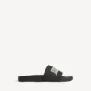 Pool-Sandalen für Herren in Schwarz/Weiss
