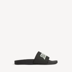 Pool-Sandalen für Herren in Schwarz/Weiss