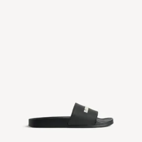Pool-Sandalen für Herren in Schwarz/Weiss